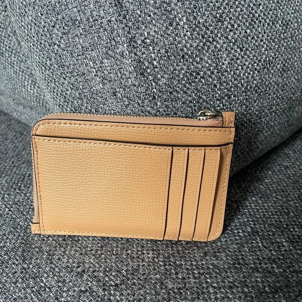 Kate Spade Tan Leather Card Holder - Picture 2 of 10